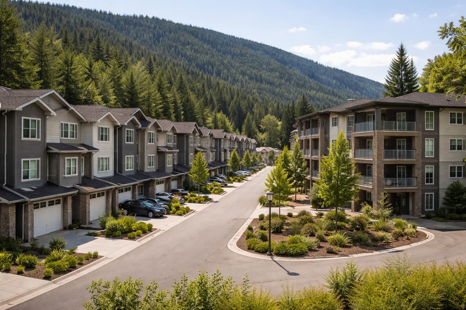 Castlegar townhome and condo edge neighbourhood