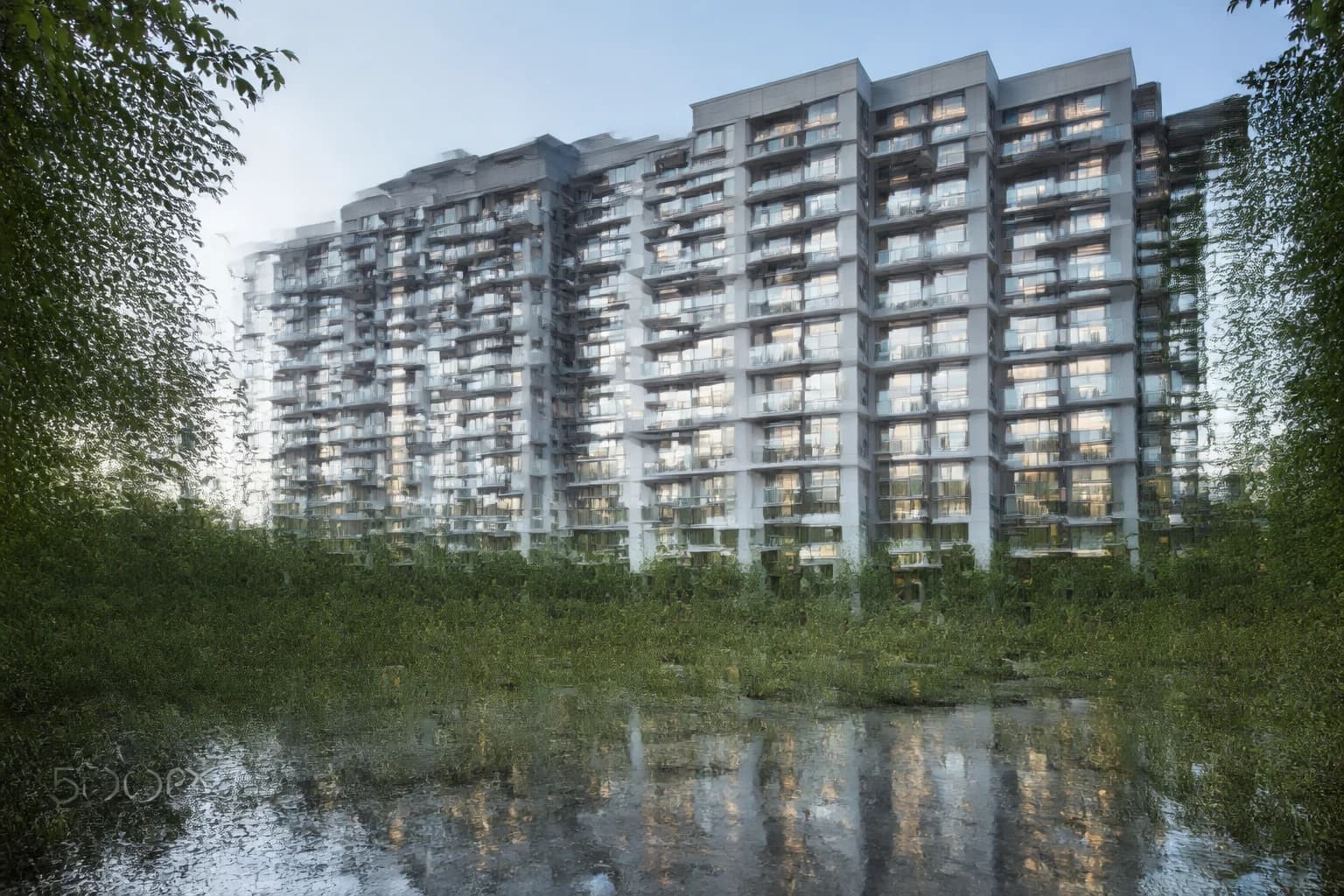 DSCR for Canadian rental mortgages with a Canadian home at sunset