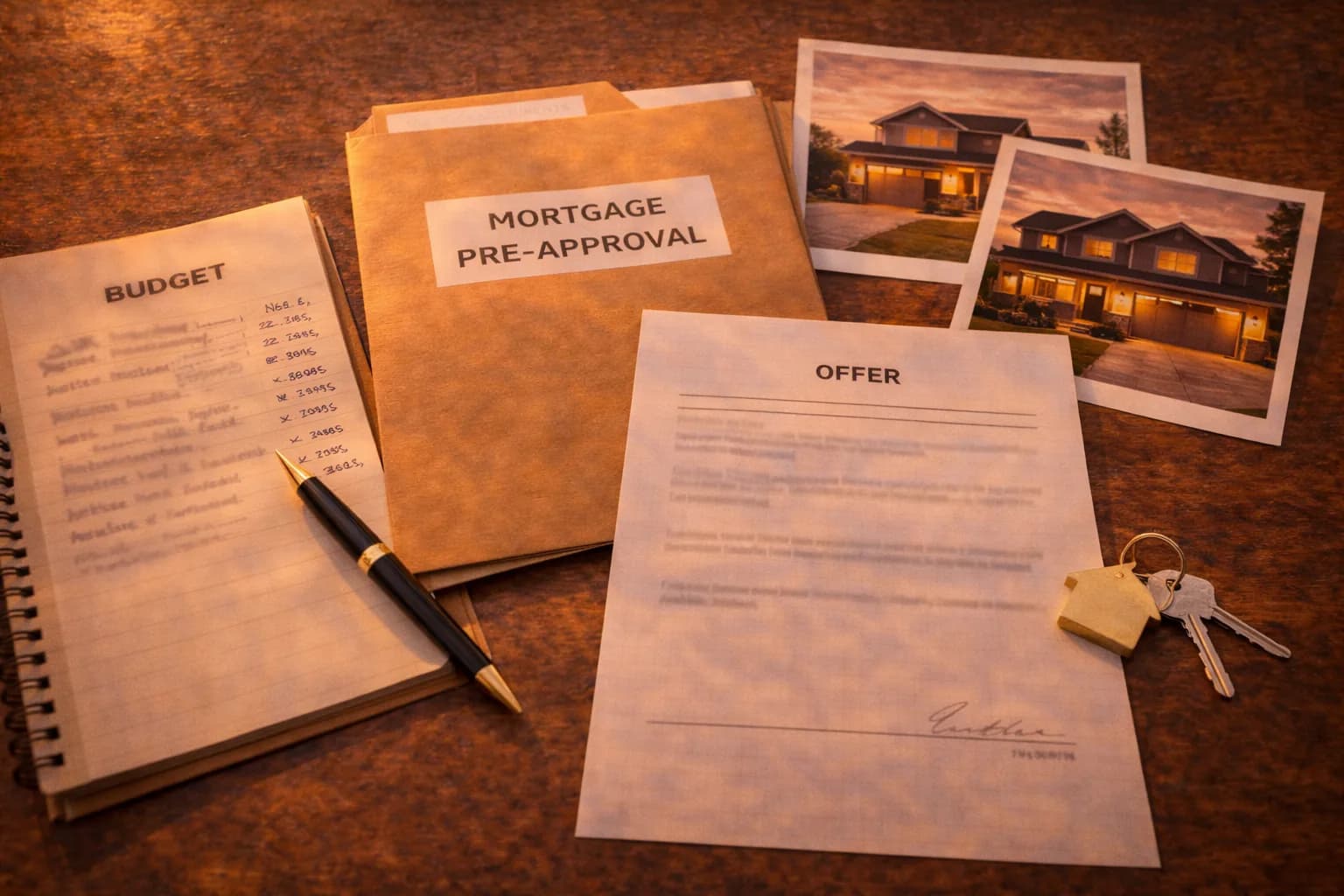 fixed vs variable mortgage choice in Canada with a Canadian home at sunset