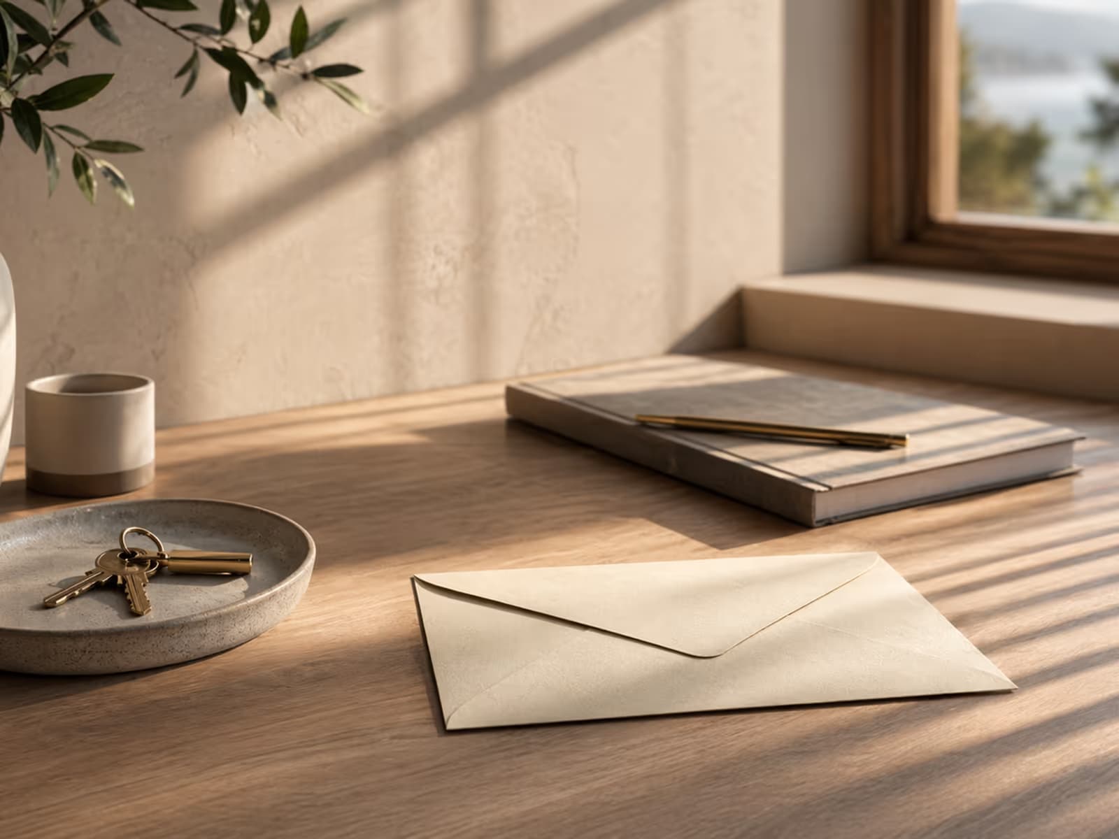 Renewal still life artwork showing calm planning and timing discipline.