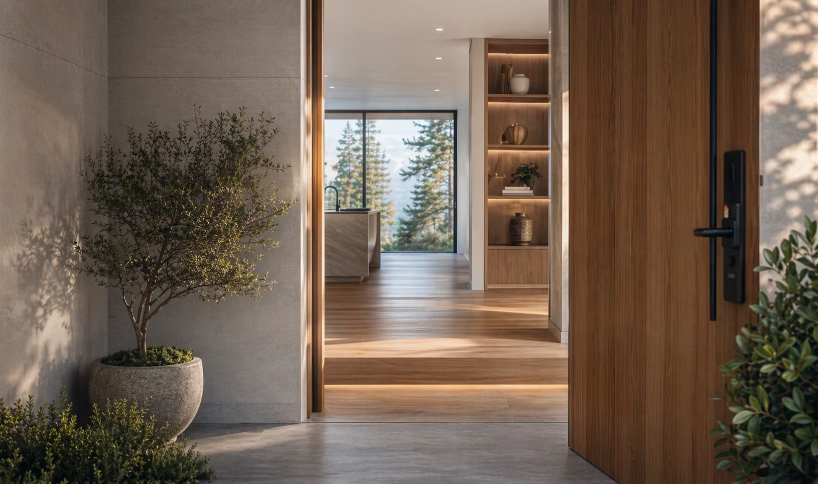 Renovated architectural threshold for a Purchase Plus Improvements mortgage page.