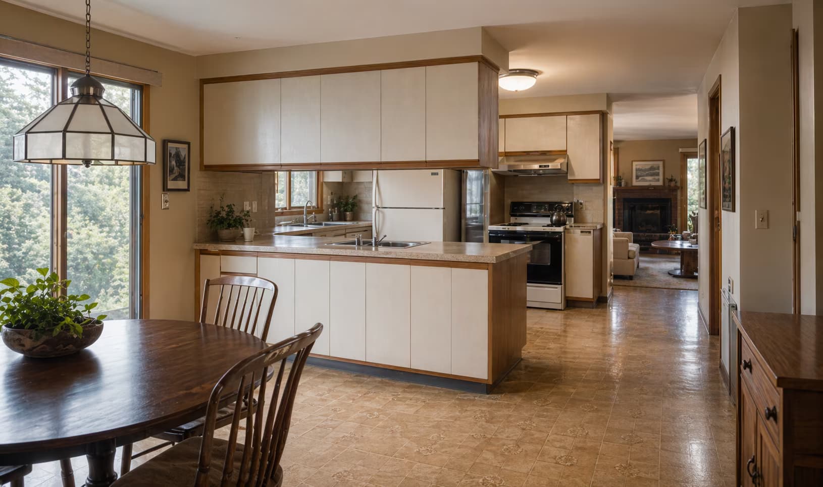 Purchase Plus Improvements risk artwork showing unfinished and finished renovation contrast.