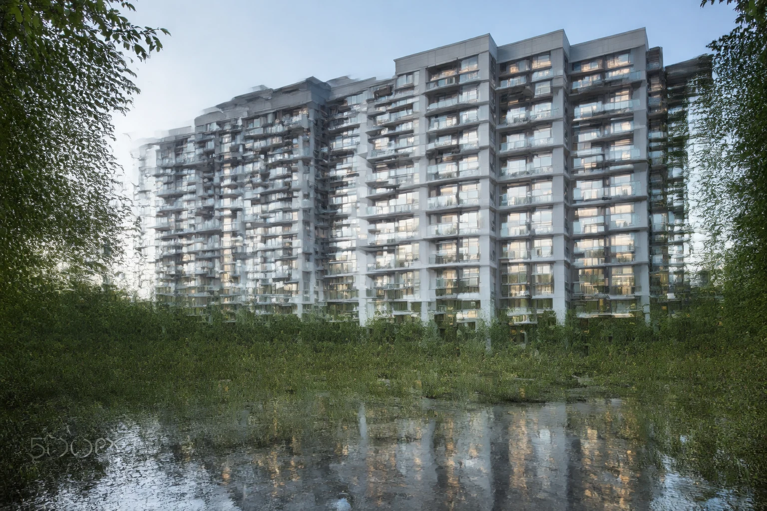 DSCR for Canadian rental mortgages with a Canadian home at sunset