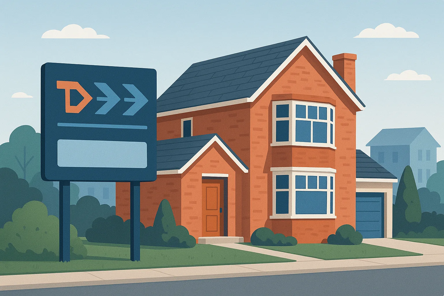 mortgage refinance strategy in Canada documents and calculator in warm sunset light