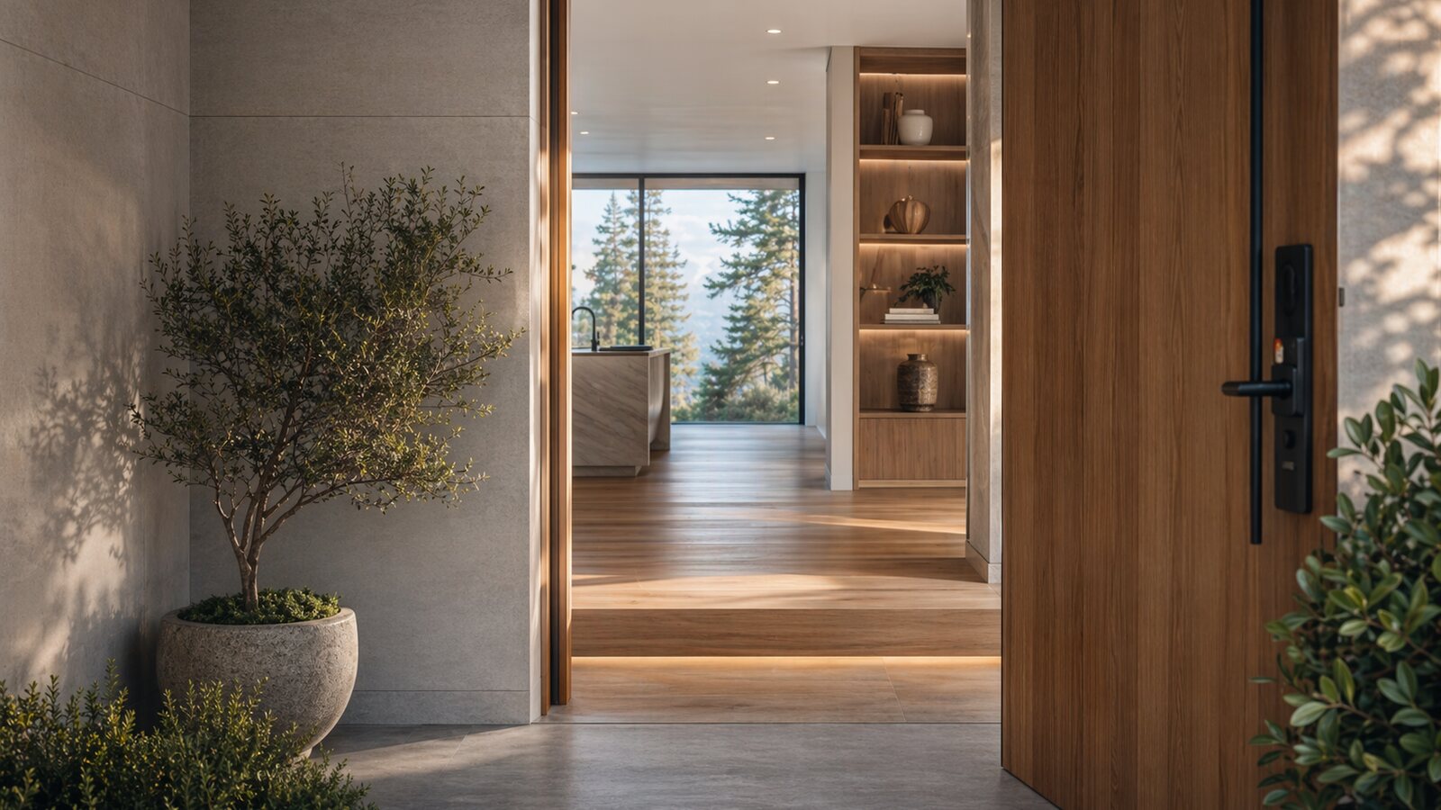 Purchase Plus Improvements mortgage in Canada artwork showing a renovated residential interior.